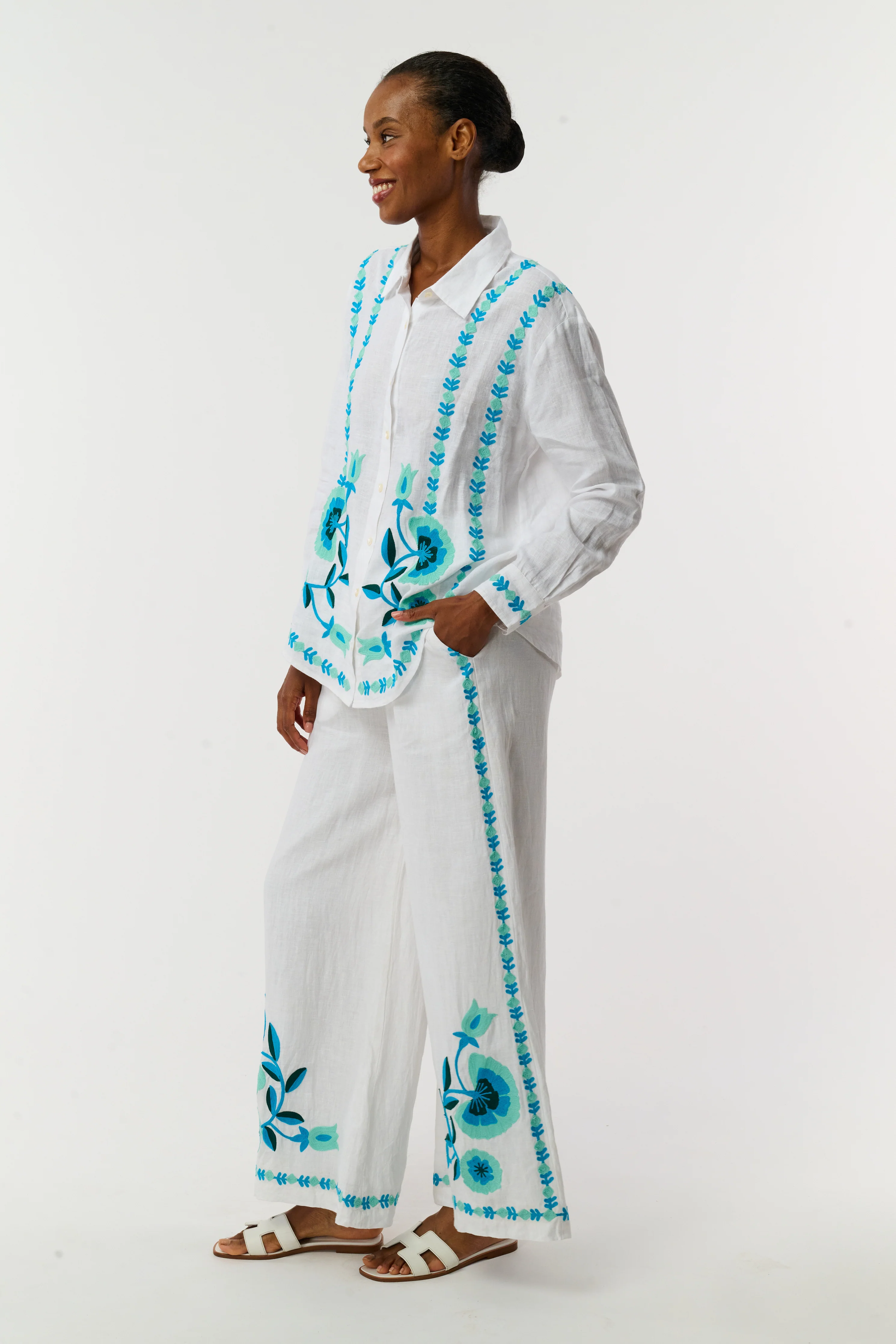 Avallon Embroidery Kaylee Pant - Image 4