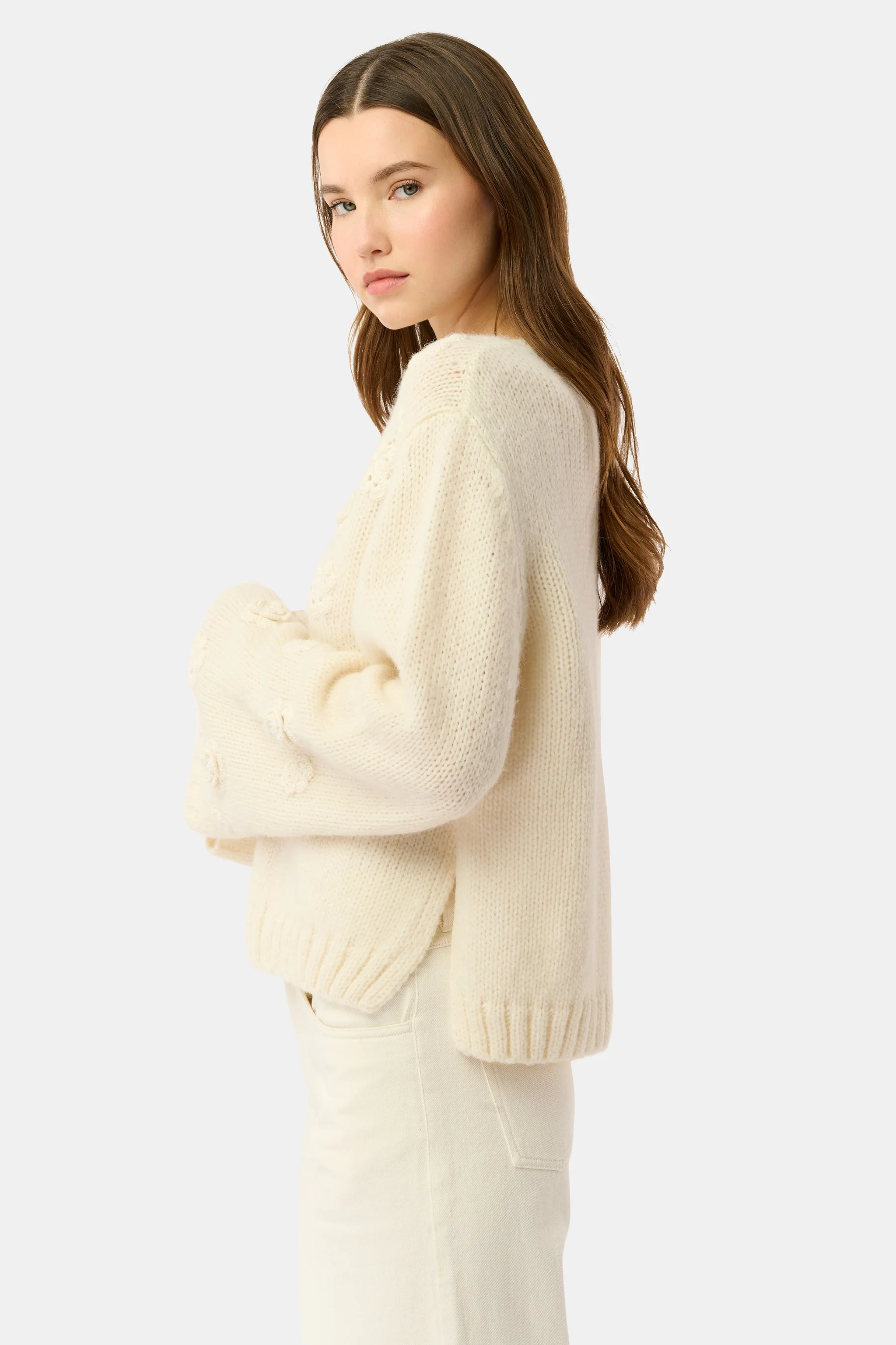 Crochet Floral Quinn Sweater - Image 5