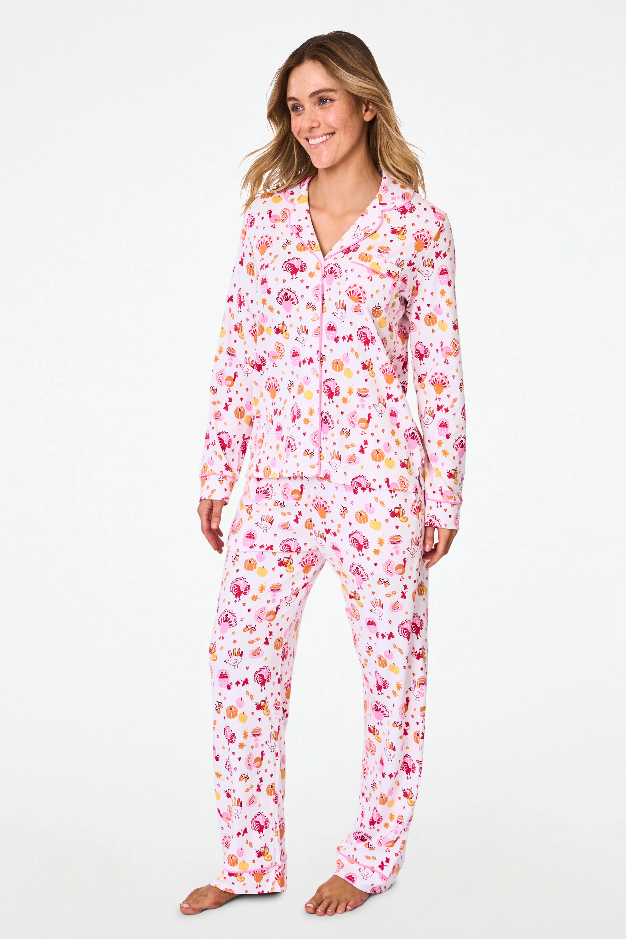 Fall-A-Palooza Long Sleeve Polo Pajamas - Image 5