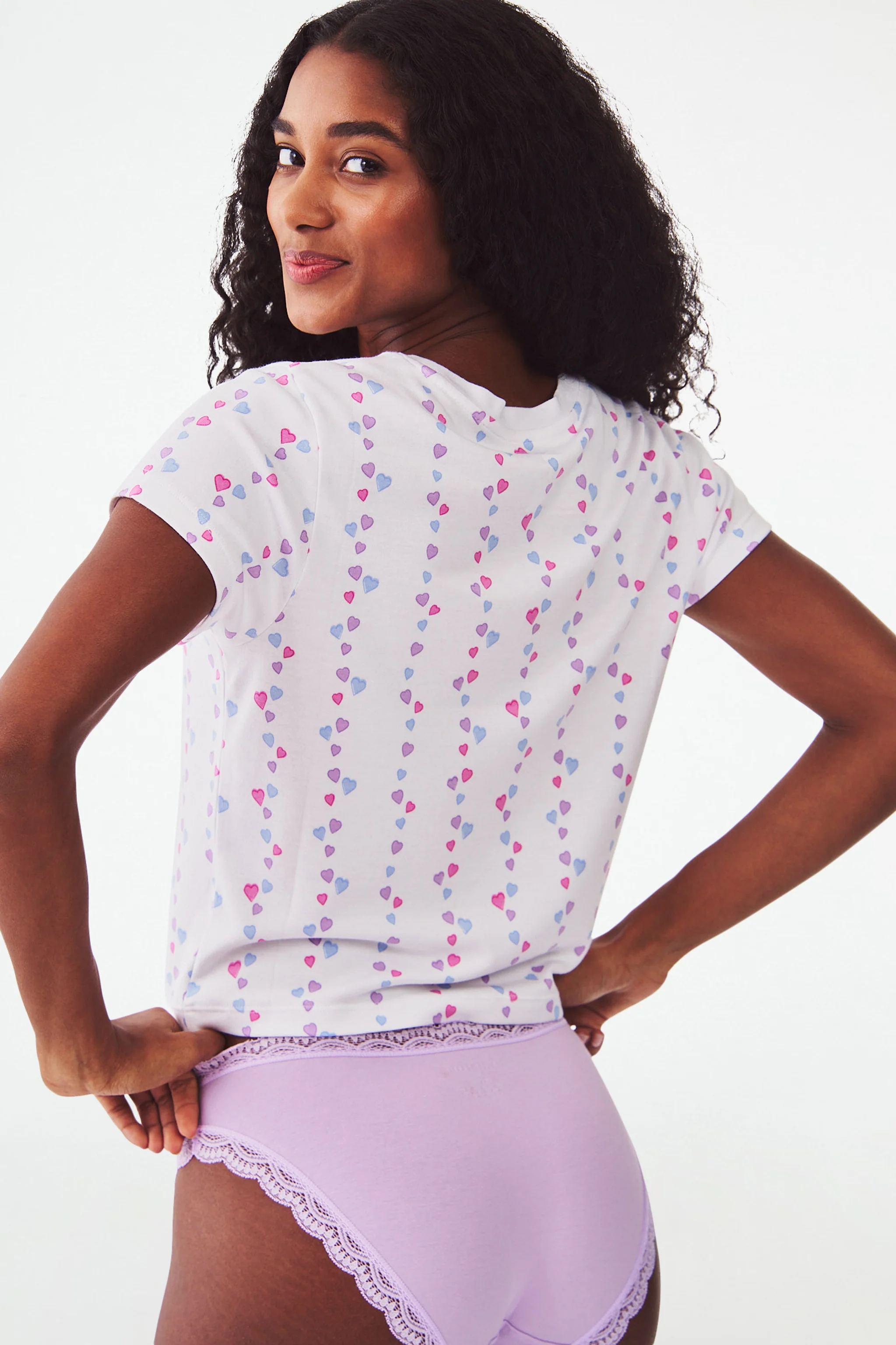 Falling Hearts Baby Tee - Image 5