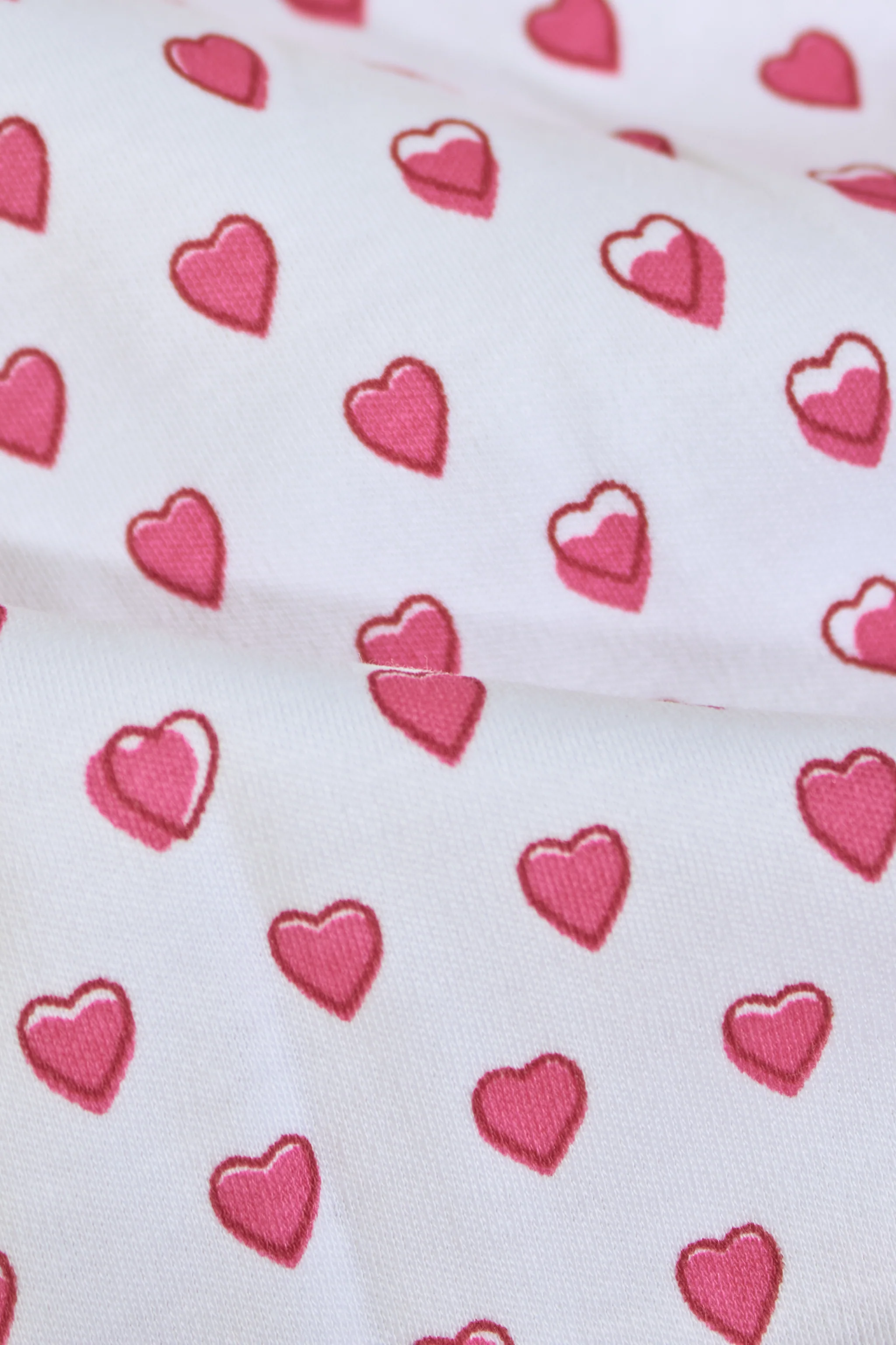 Hearts Long Sleeve Polo Pajamas - Image 9