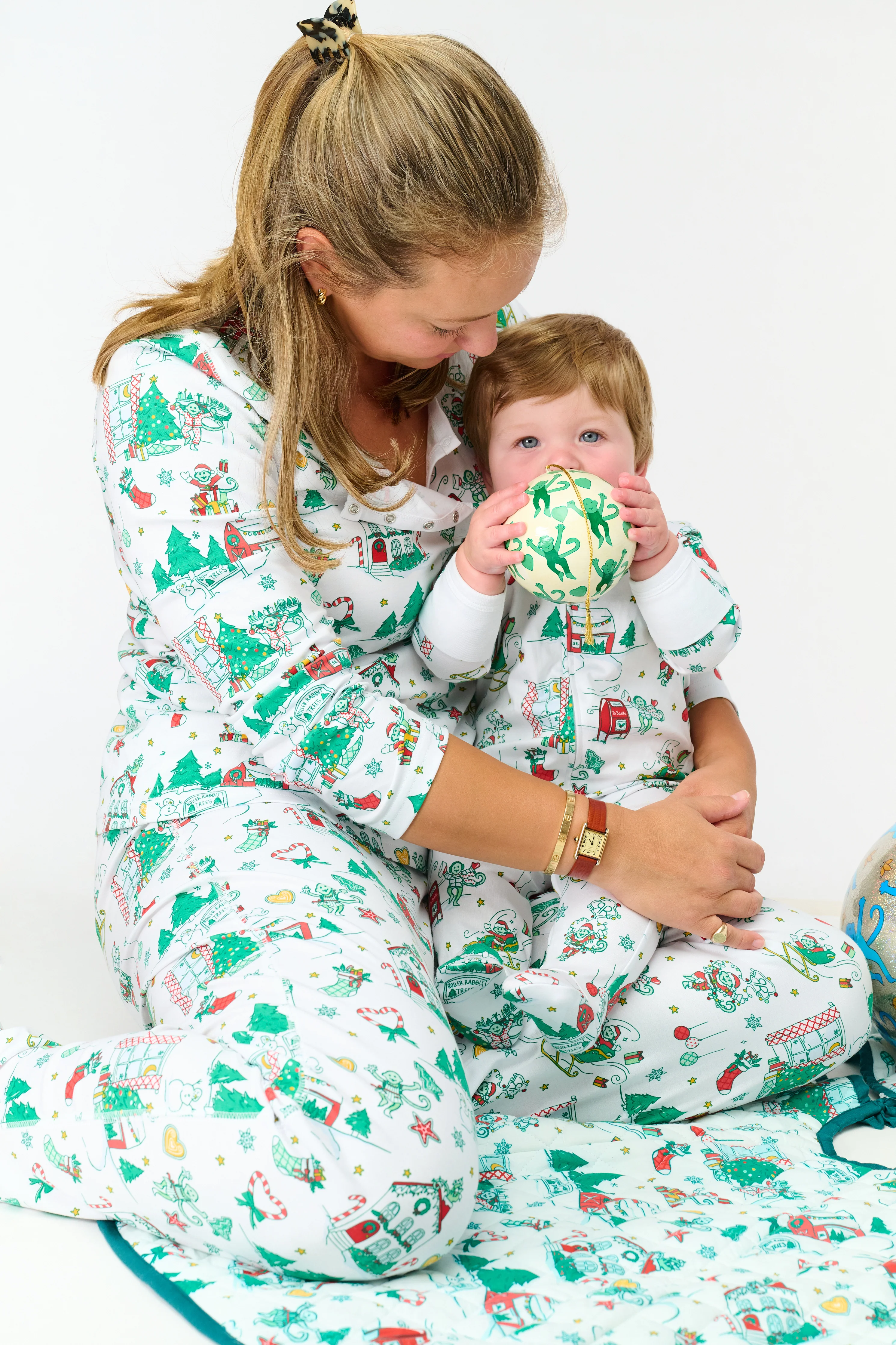 Infant Snow Village Zipper Footie - Image 3