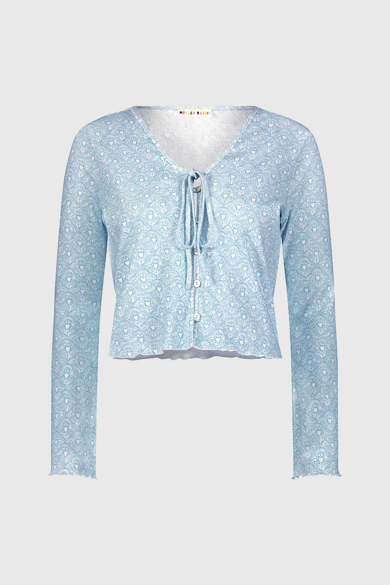 Jemina Hearts Pointelle Claire Cardigan - Image 7