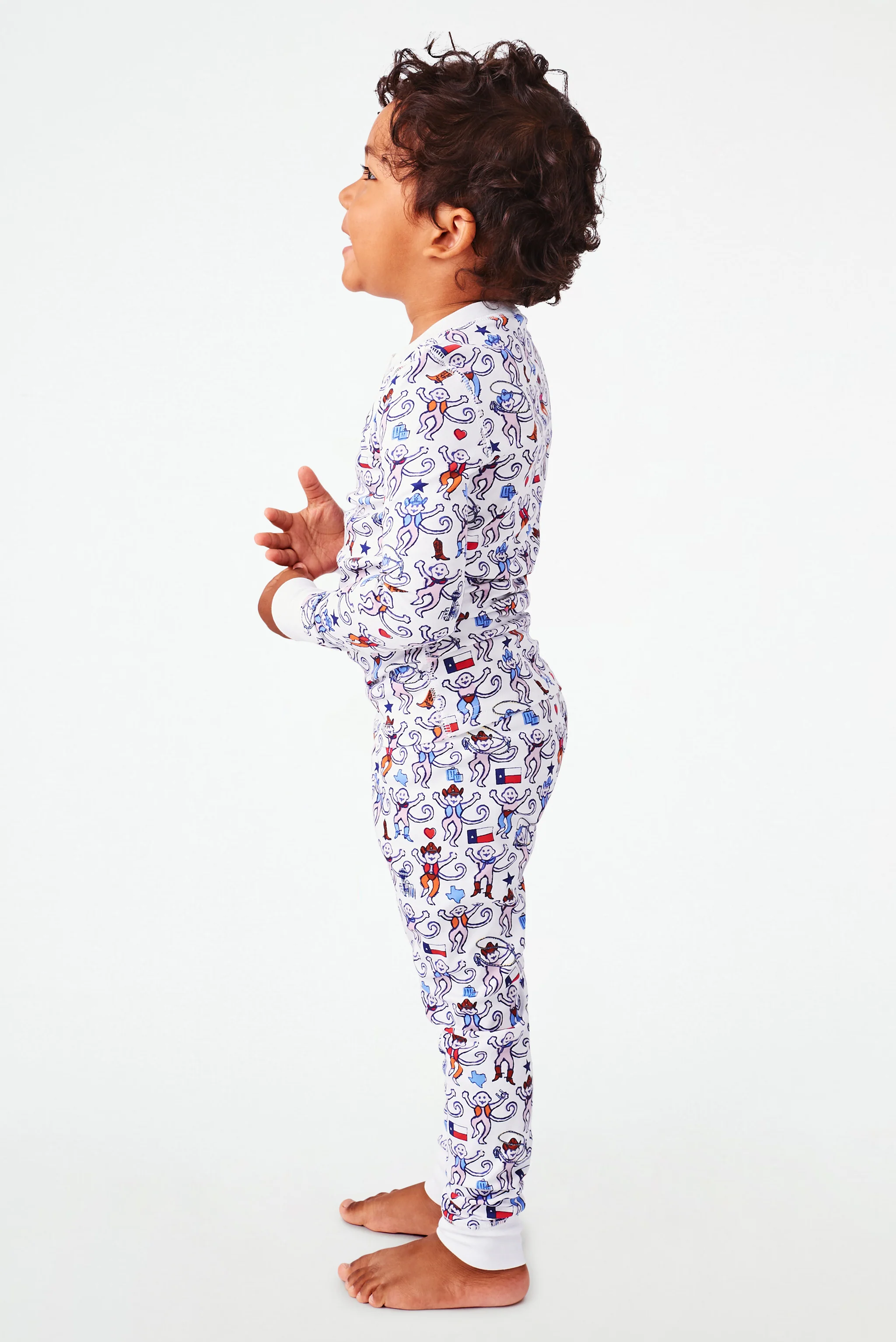 Kids Dallas Monkey Pajamas - Image 3
