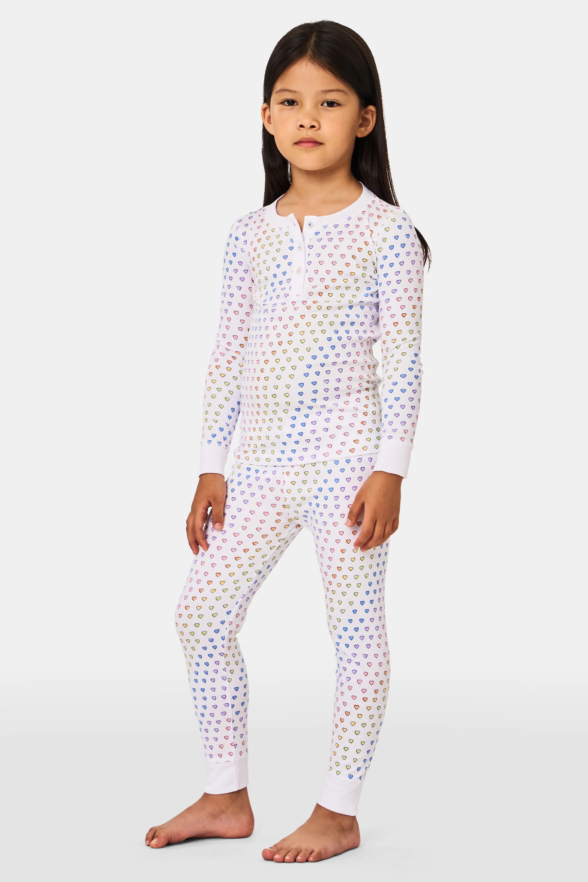 Kids Disco Hearts Pajamas - Image 3