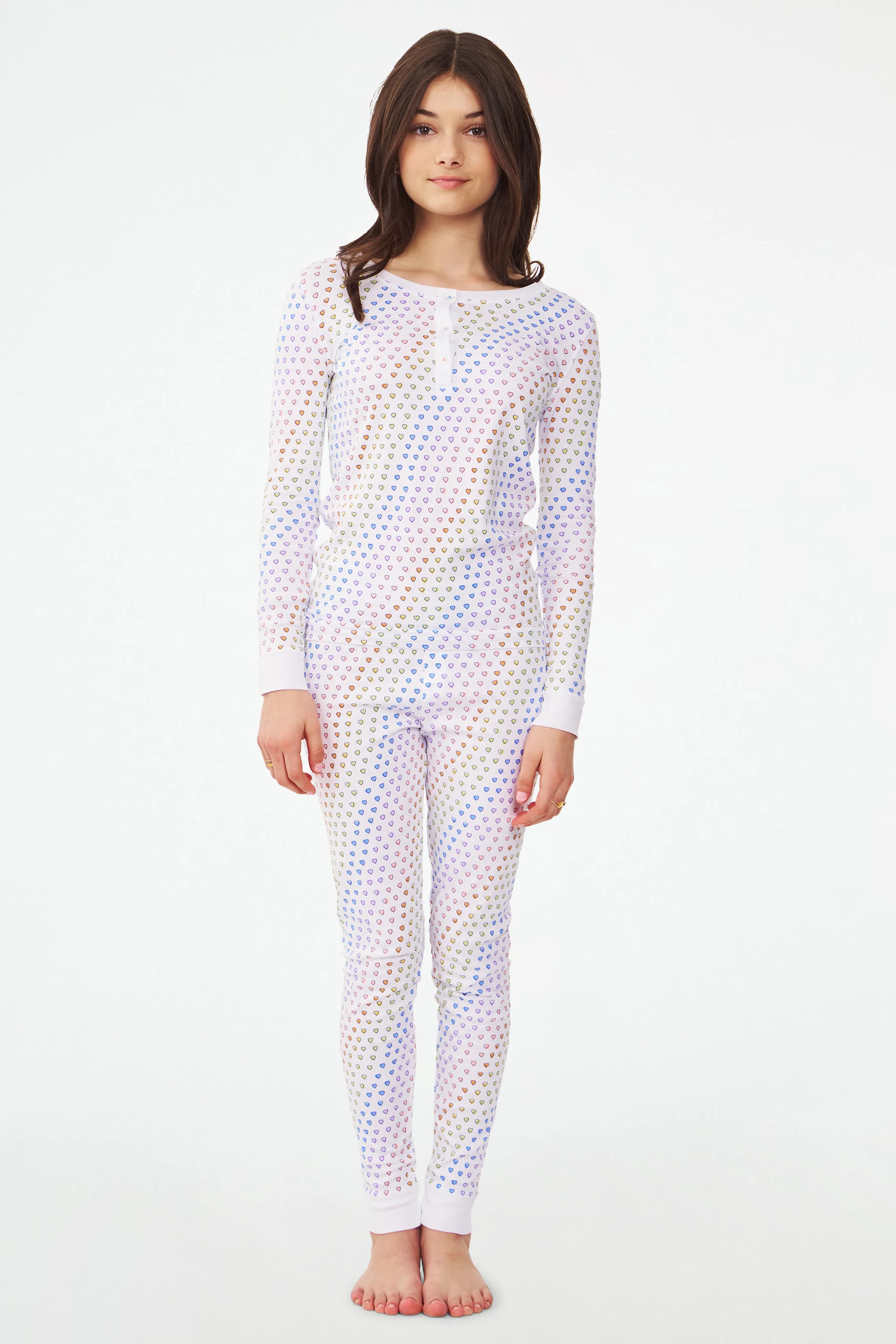 Kids Disco Hearts Pajamas - Image 4