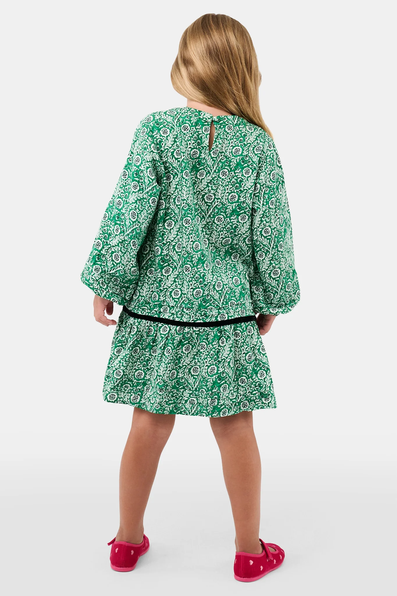 Kids Fern Floral Nyala Dress - Image 4