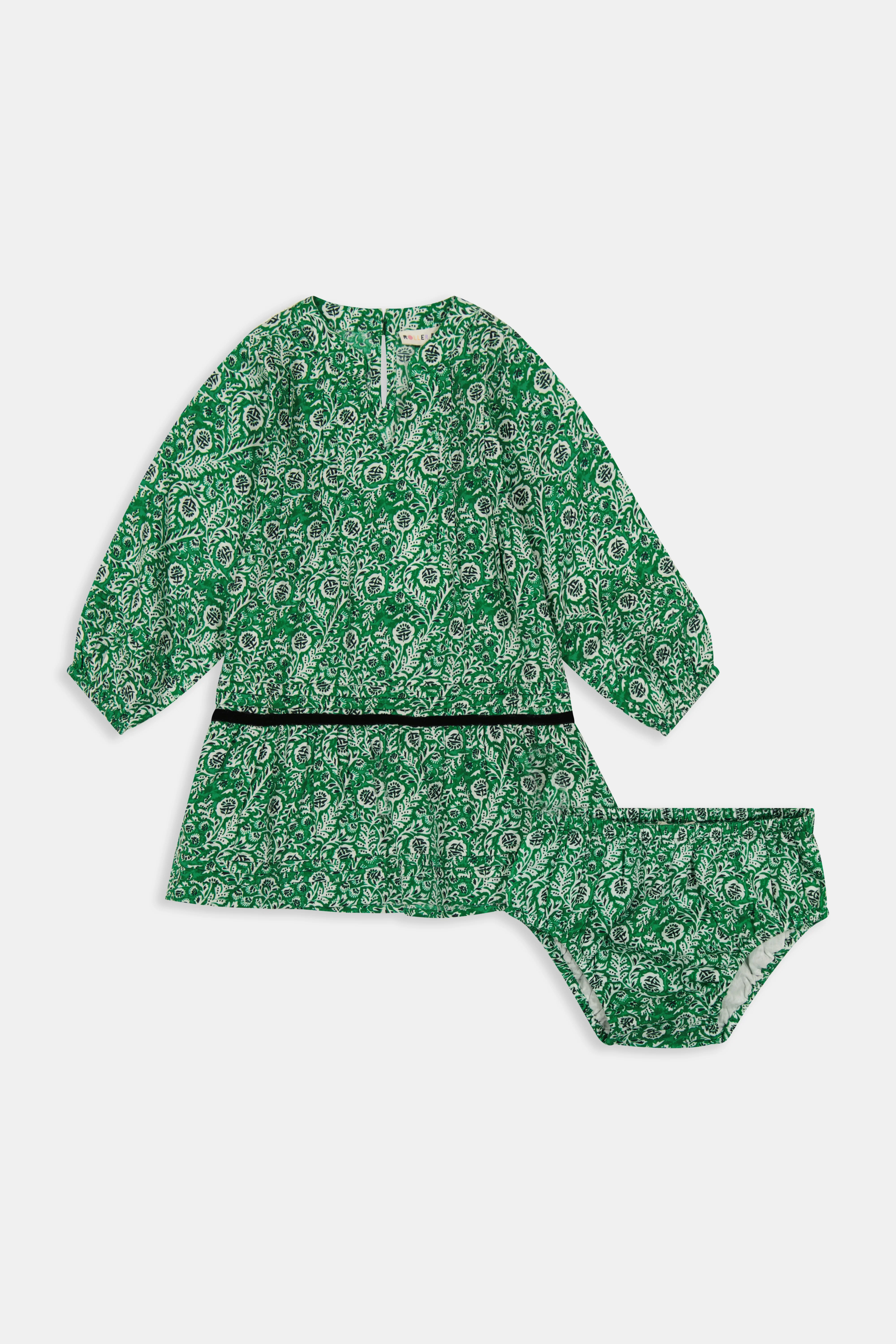 Kids Fern Floral Nyala Dress - Image 5