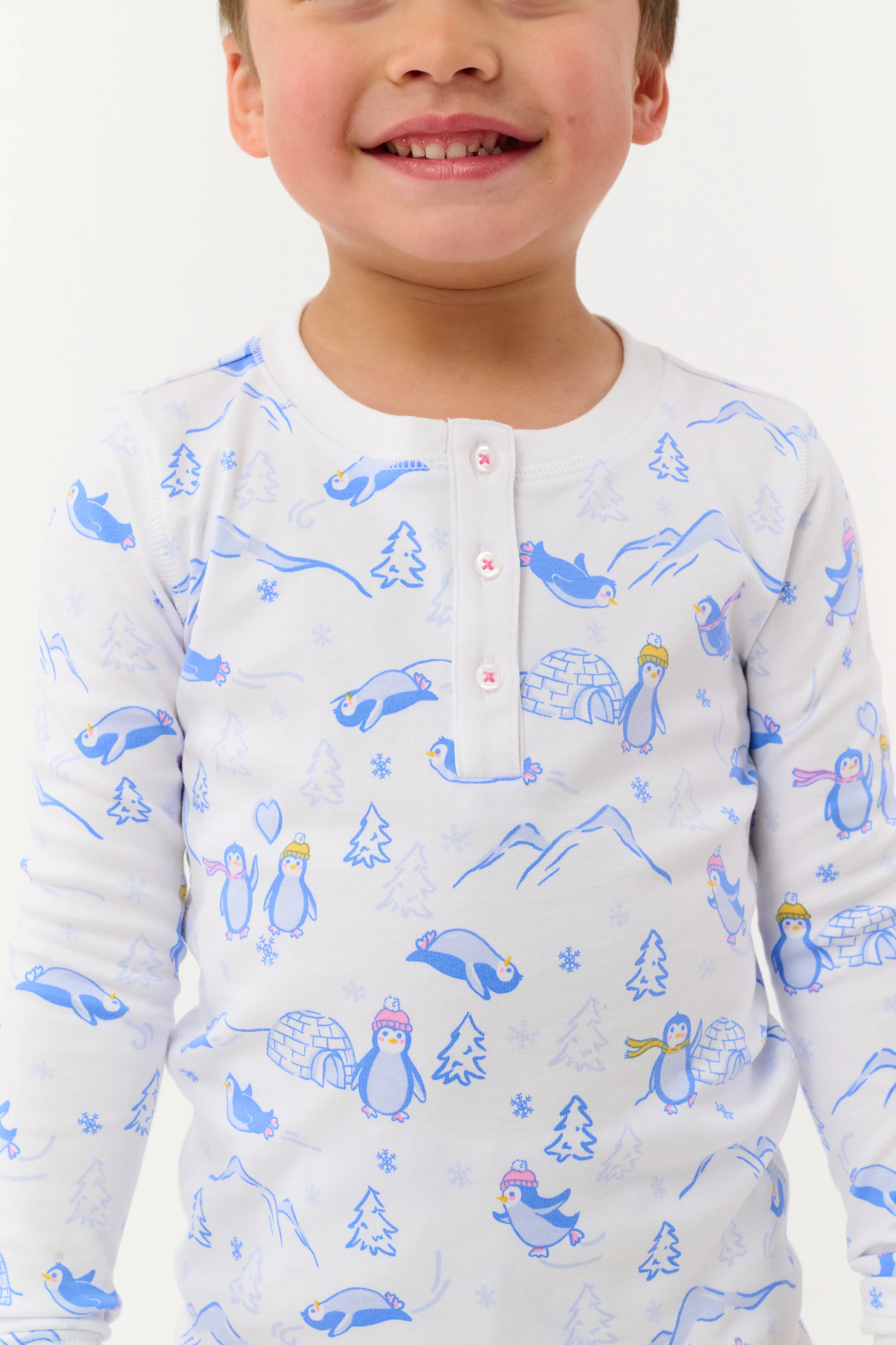 Kids Penguin Party Pajamas - Image 3