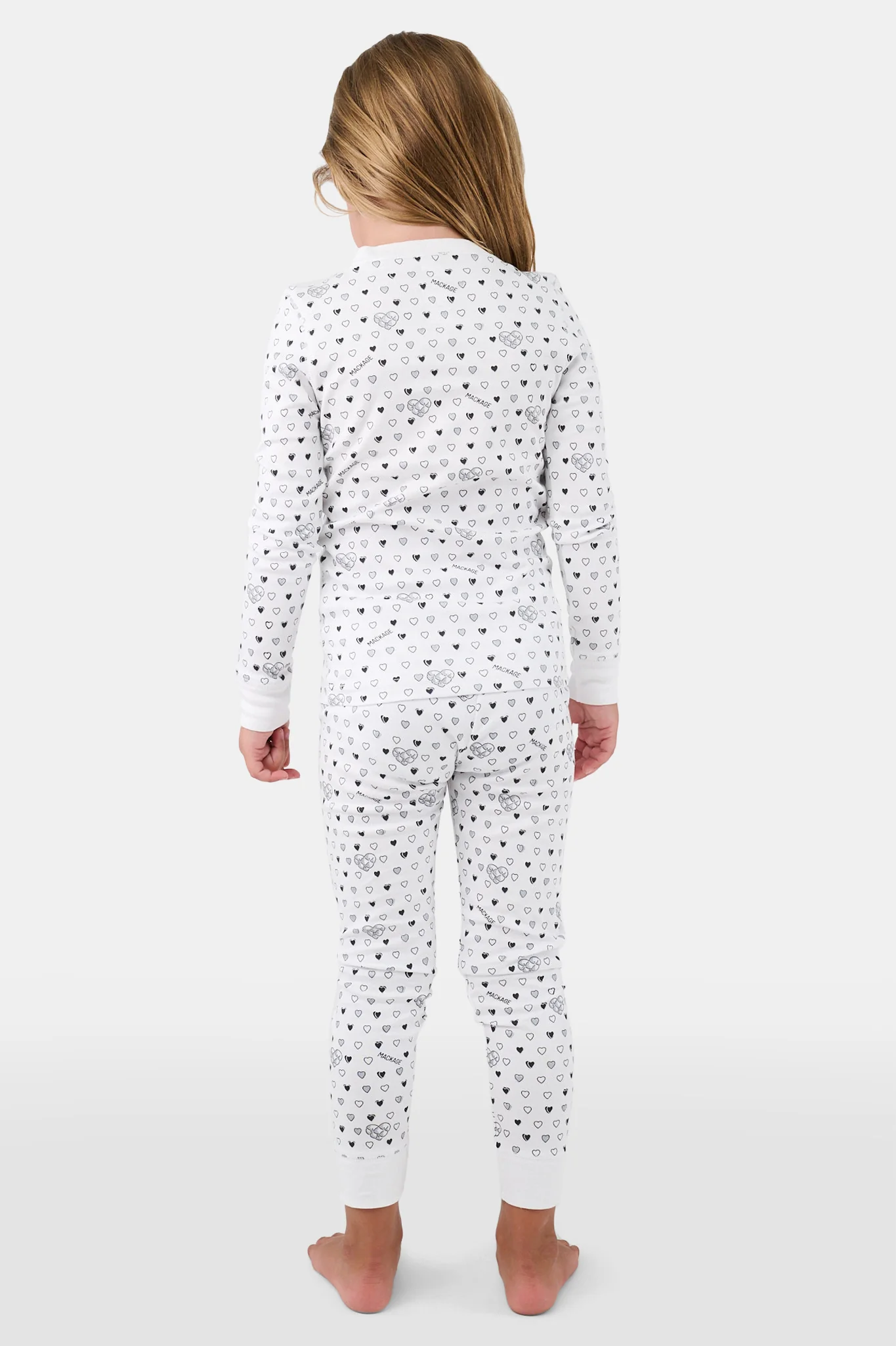 Kids Quilted Hearts Pajamas - Image 3