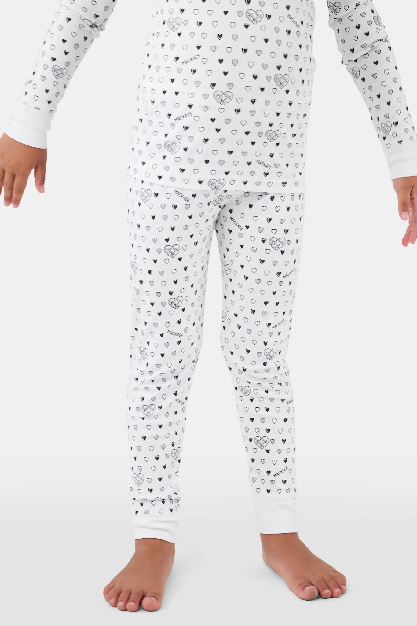 Kids Quilted Hearts Pajamas - Image 5