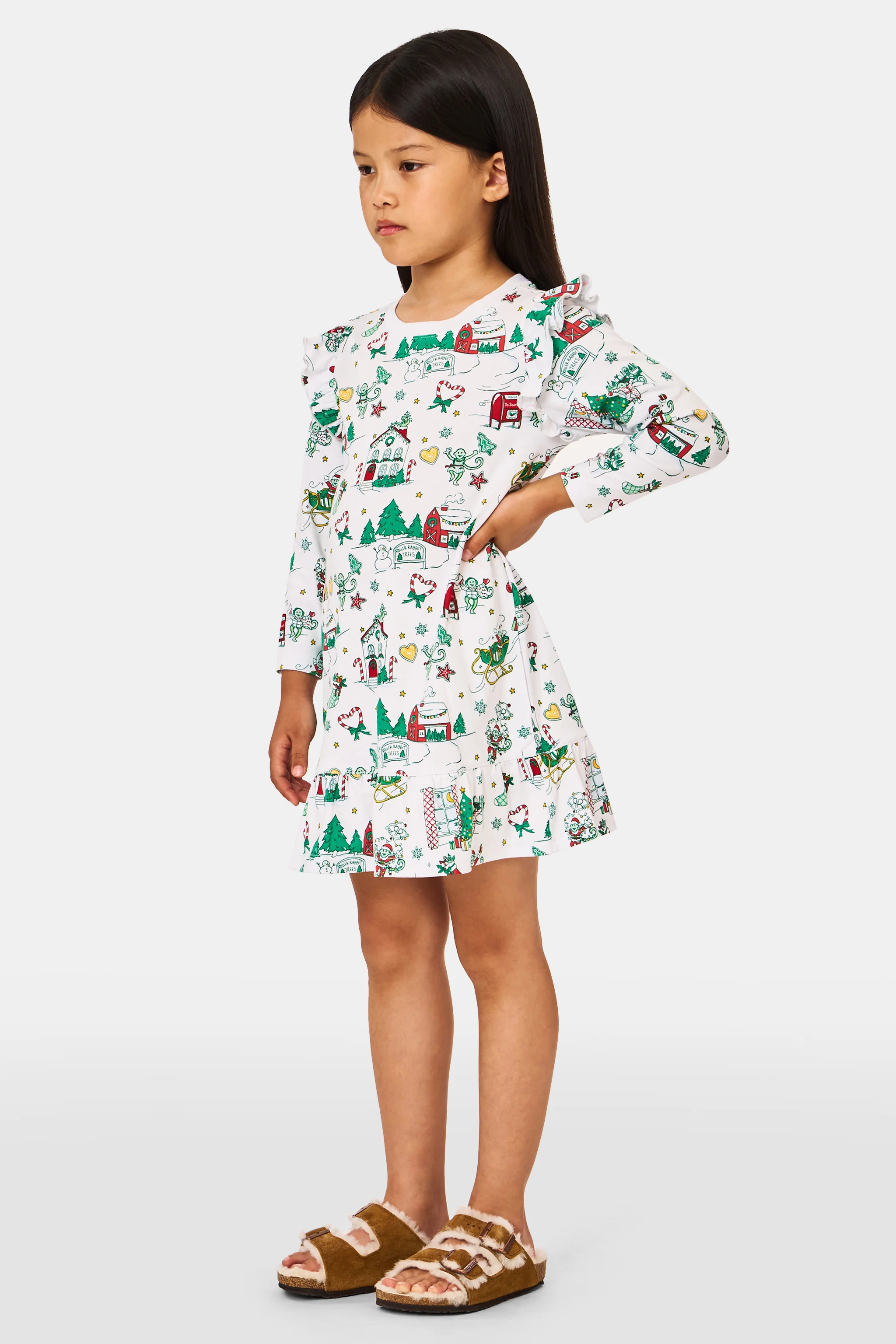 Kids Snow Village Isa Dress - Image 6