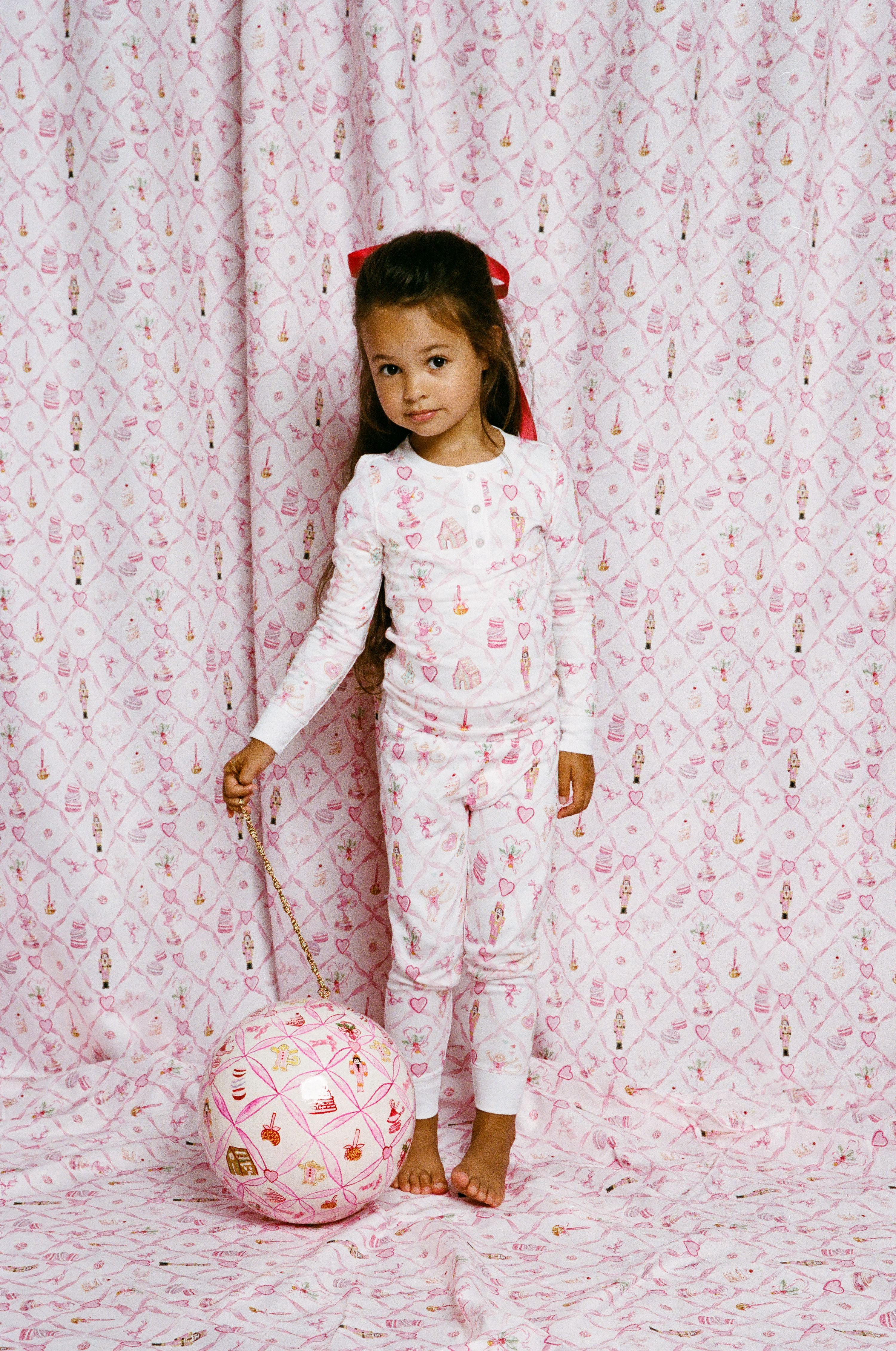 Kids Sugarplum Lattice Pajamas - Image 3