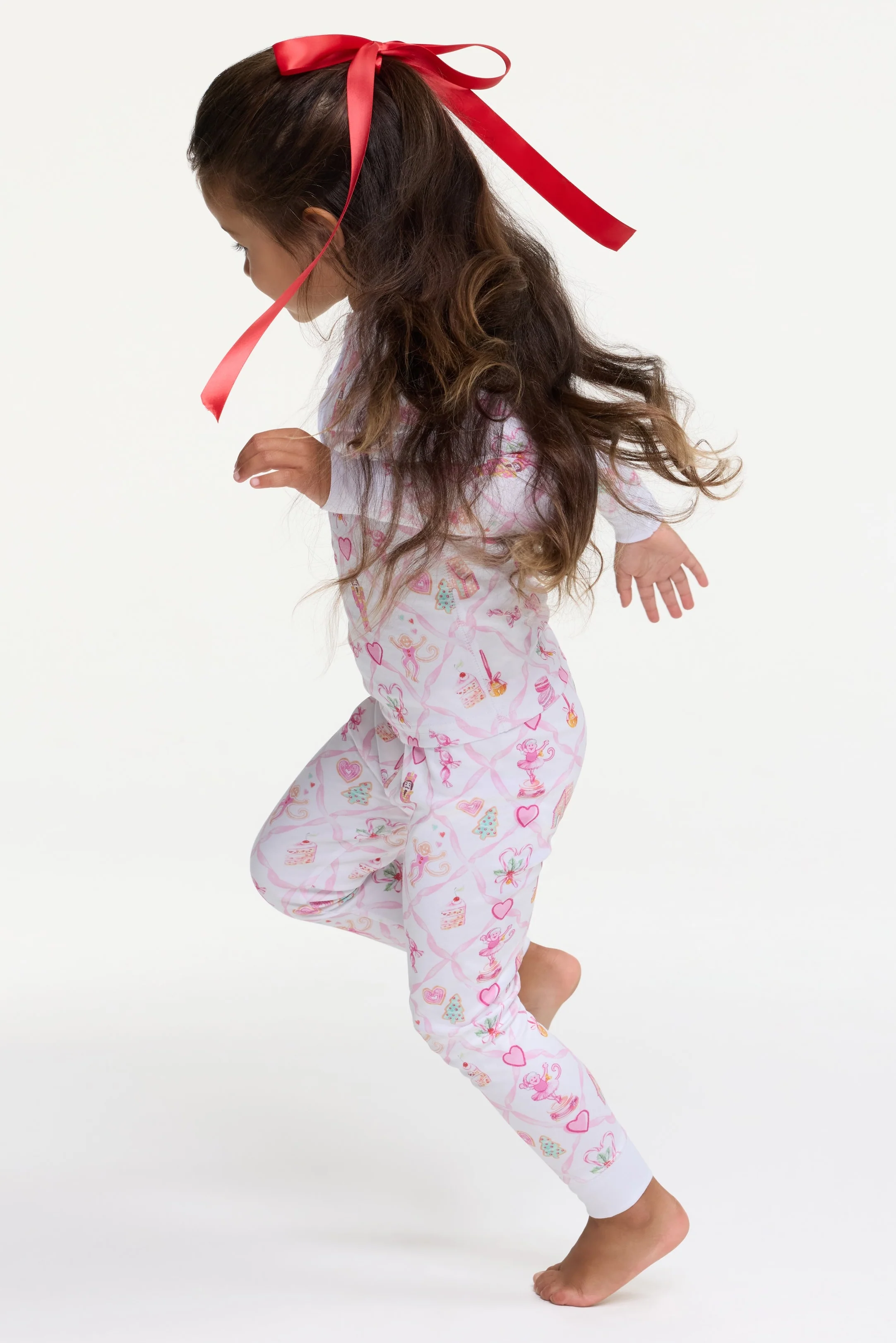 Kids Sugarplum Lattice Pajamas - Image 4