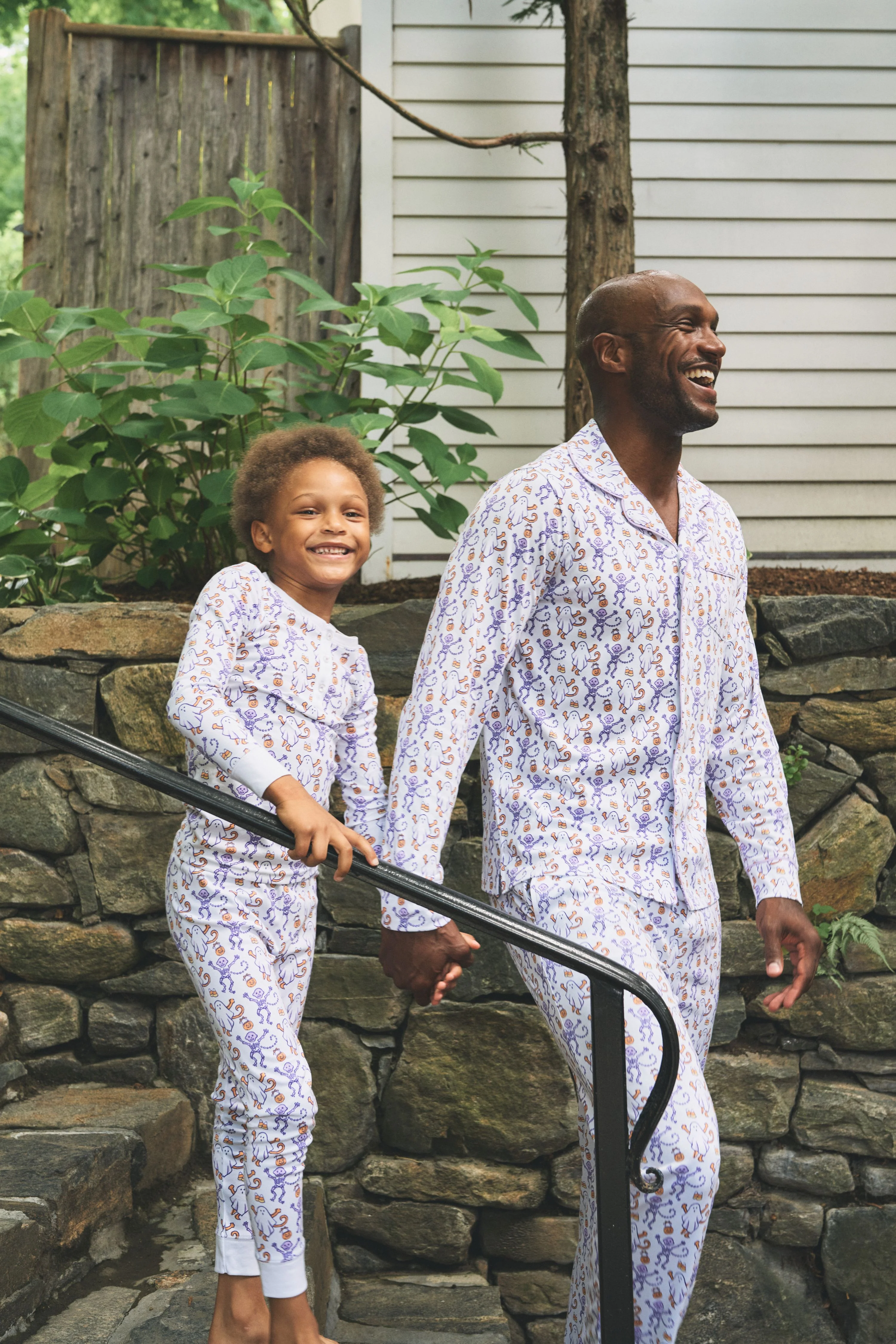 Men's Trick or Treat Long Sleeve Polo Pajamas - Image 3