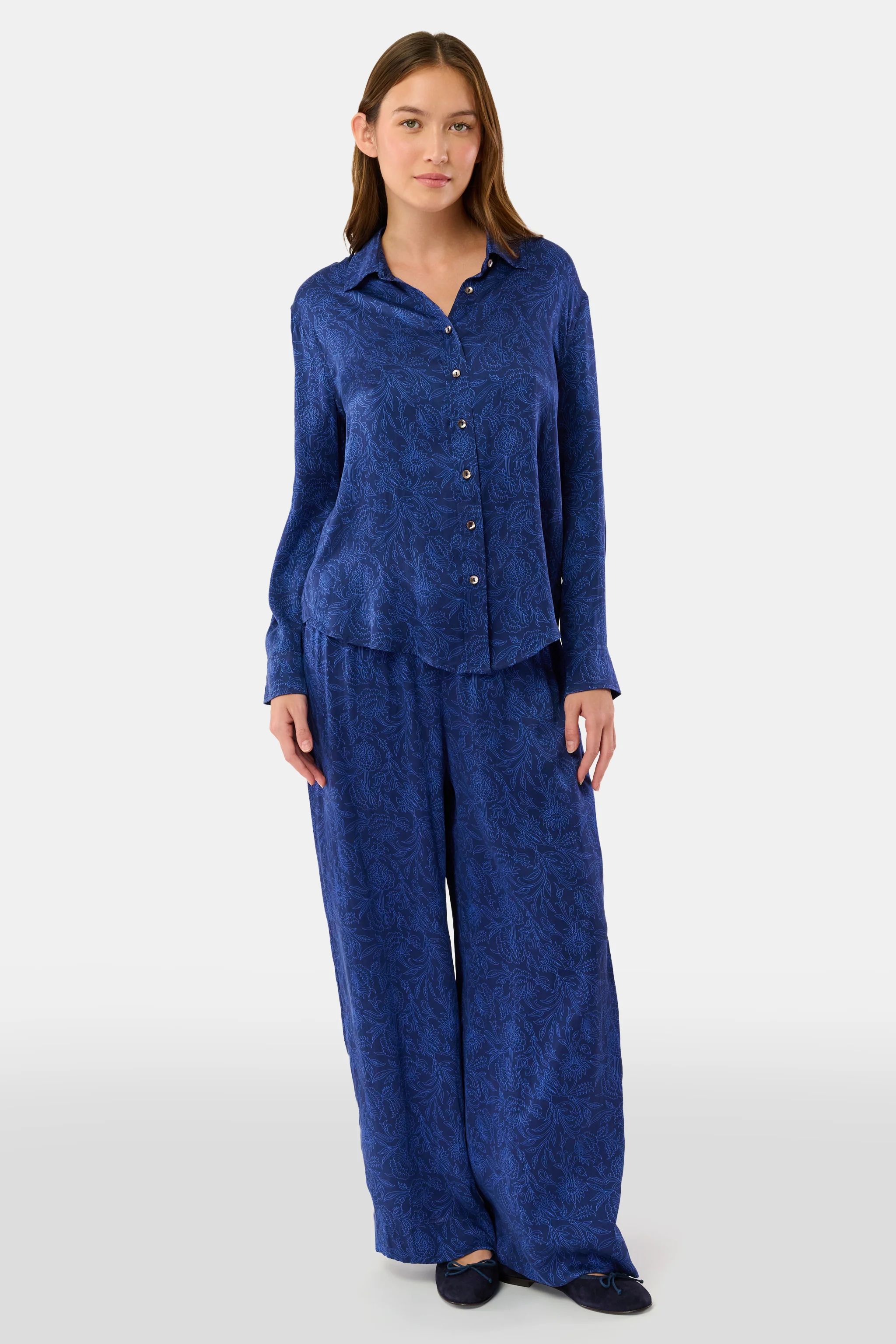 Morris Floral Boyfriend Shirt - Image 4