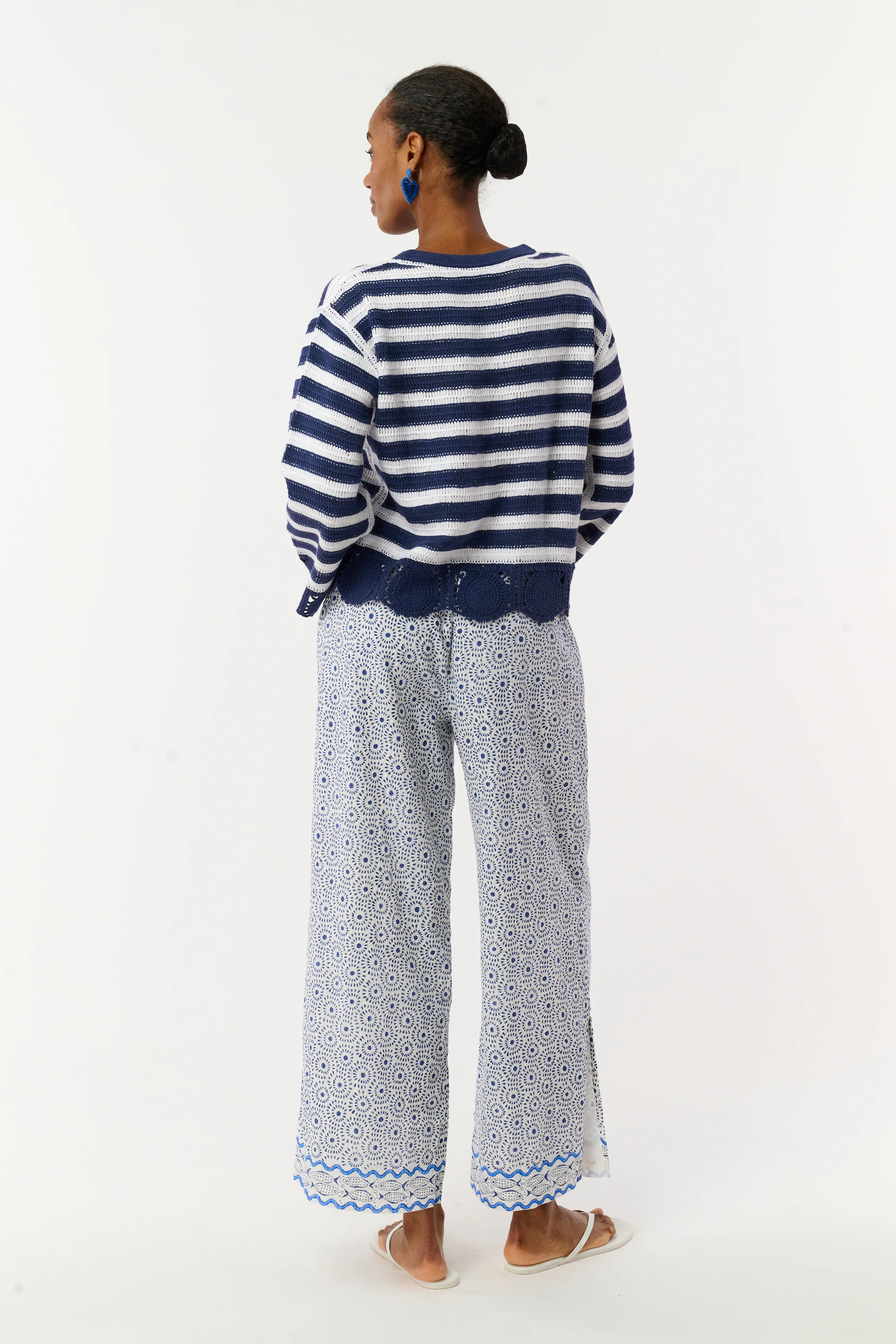 Naolin Fish Border Caspian Pant - Image 5