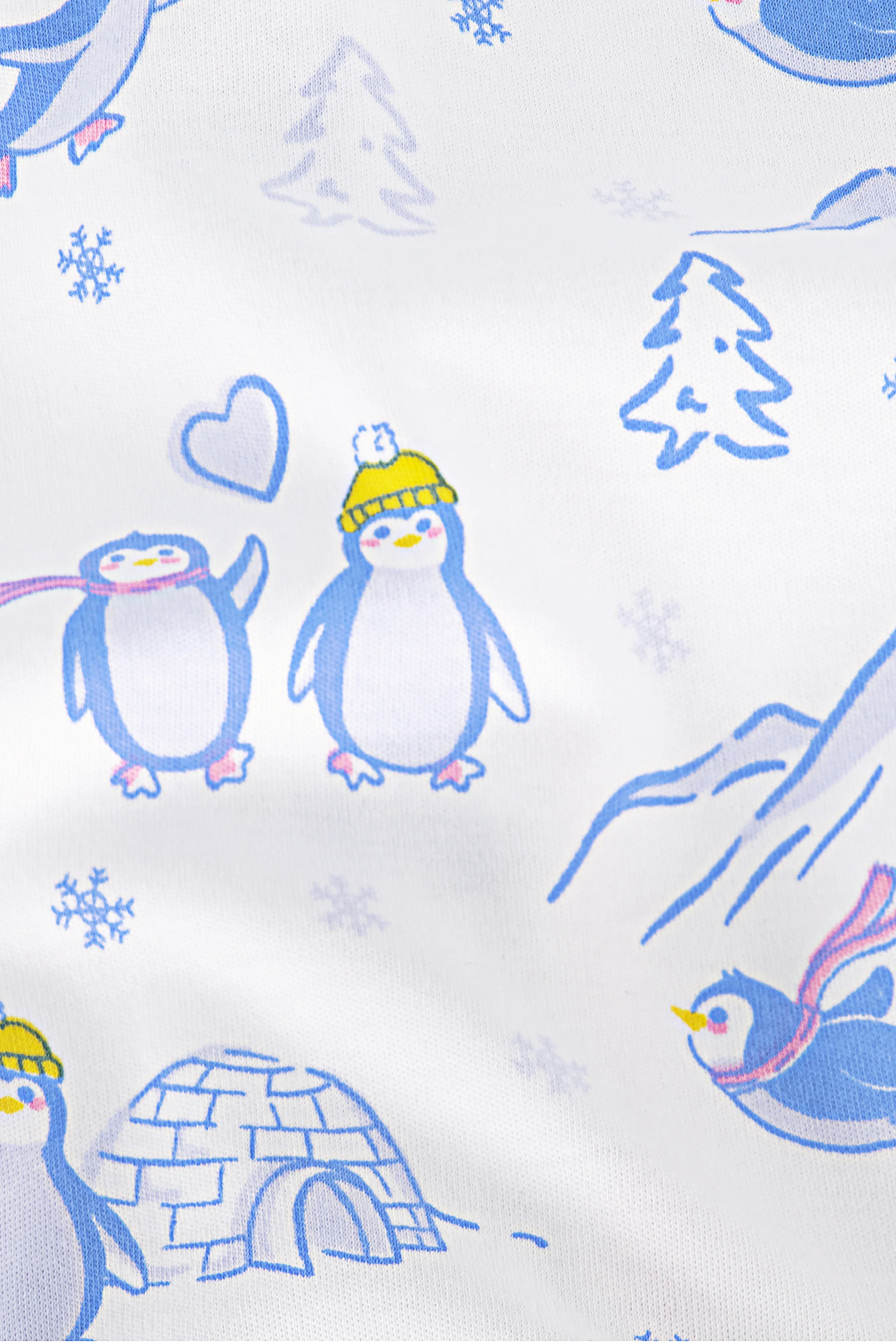 Penguin Party Long Sleeve Polo Pajamas - Image 6