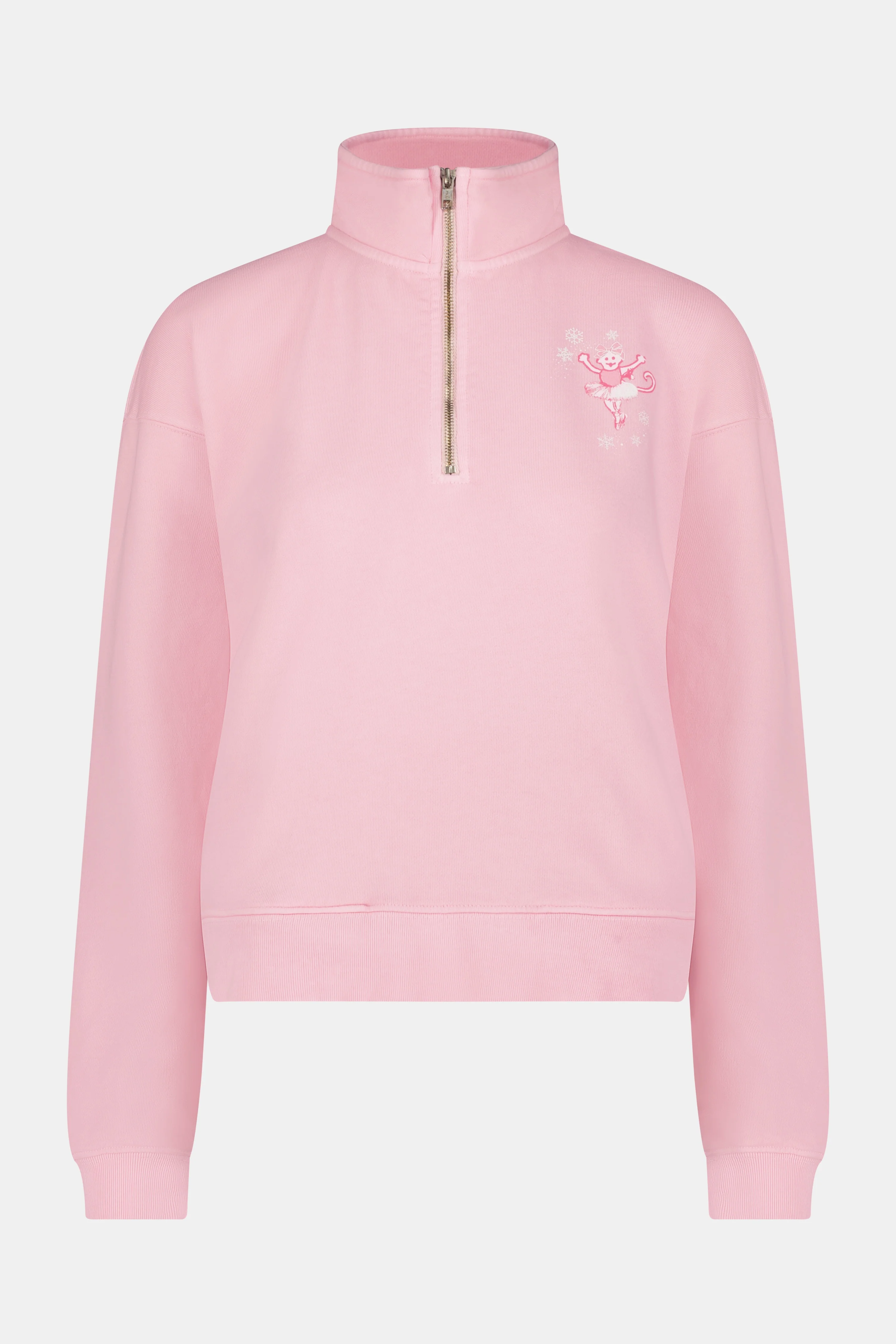 Sugarplum Lattice Half Zip Sweatshirt - Image 7